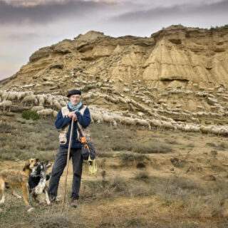 Pastor en las bardenas reales